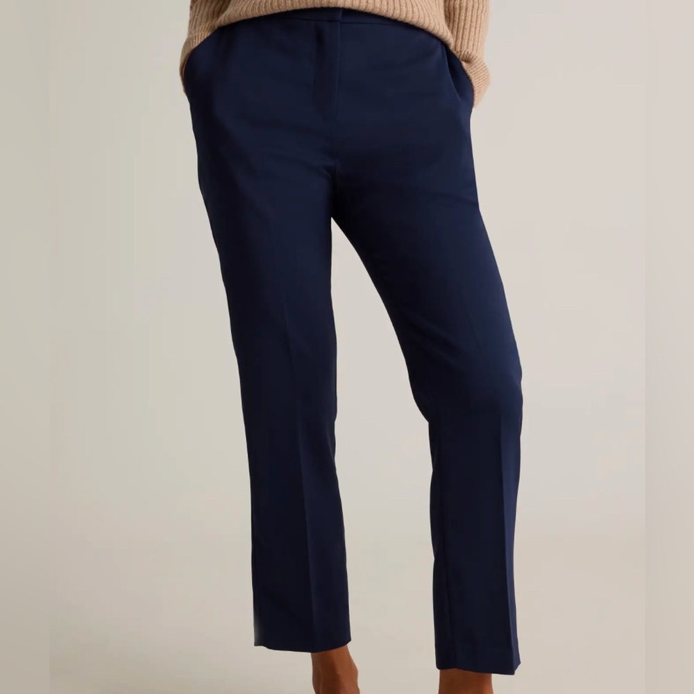 Stretch Crepe Ankle Women's Pants